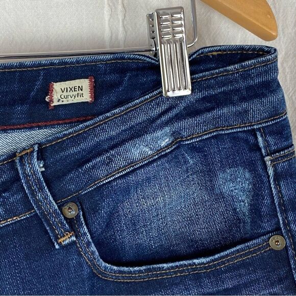 Cult of Individuality Vixen Curvy Wide Leg Jeans Made in the USA Size 32 - Picture 8 of 13